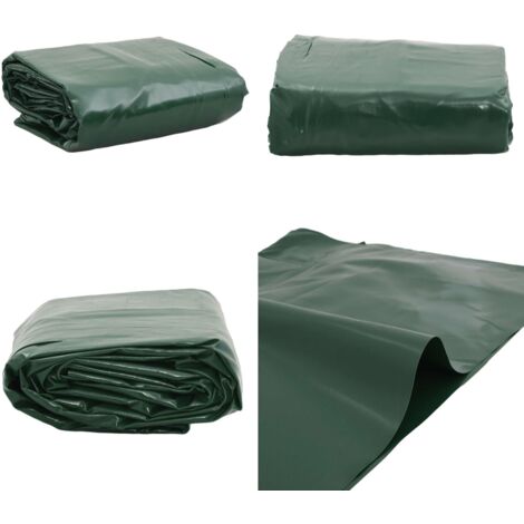 Telone Verde 4x7 m 650 g/m² - Copertura per mobili da giardino - Protezione da agenti atmosferici