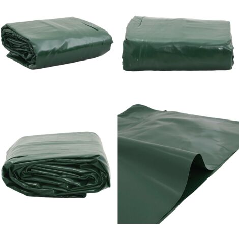 Telone Verde 5x5 m 650 g/m² - Copertura per mobili da giardino - Protezione da agenti atmosferici