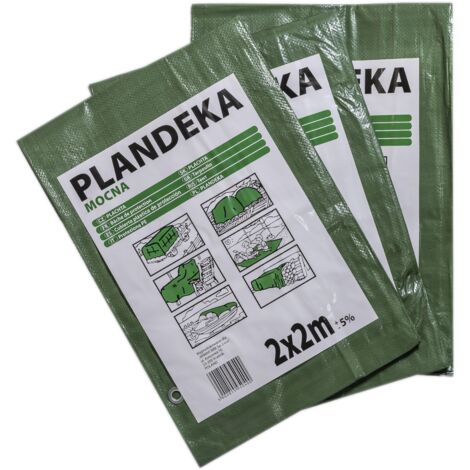 Telone verde resistente 110g/m2 4x8m verde