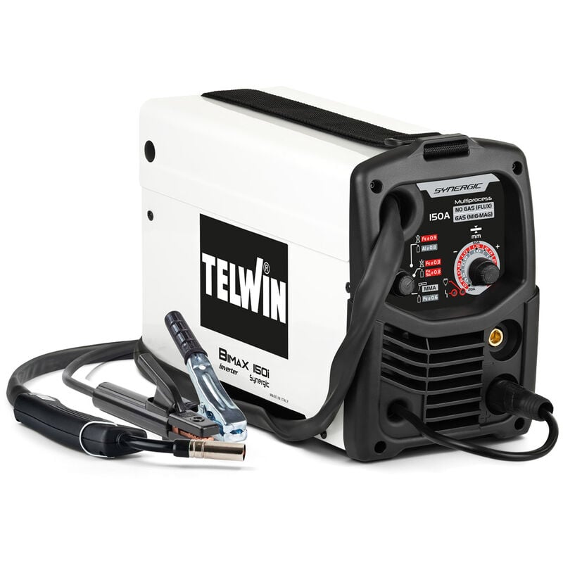 Telwin Bimax 150i Poste à souder inverter multiprocessus synergique avec accessoires