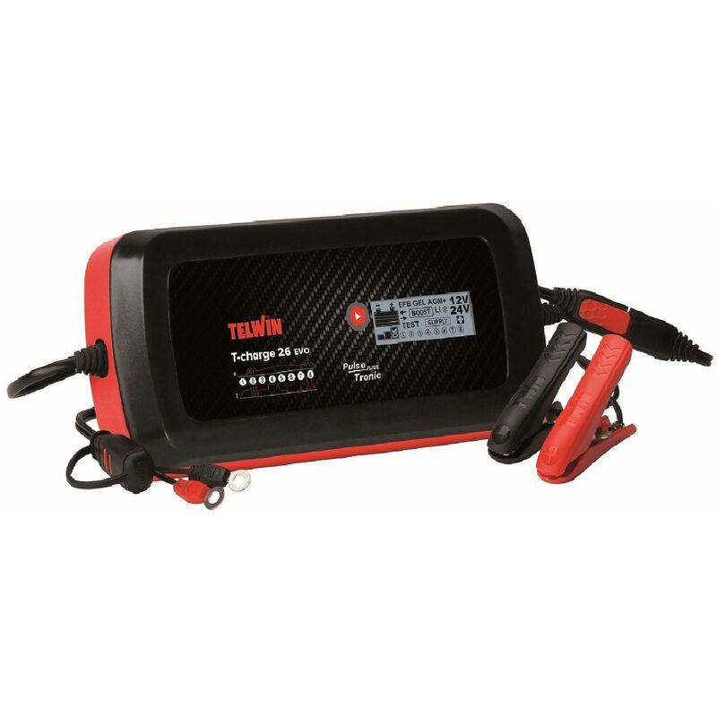 Image of T-Charge 26 Evo Caricabatterie Tester e Mantenitore di Carica - Telwin