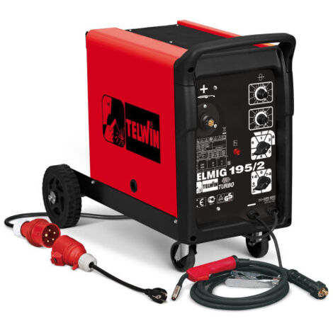 Telwin Electronic Flux Mig-mag 400v Telmig 195/2 Turbo Welding Machine 821069