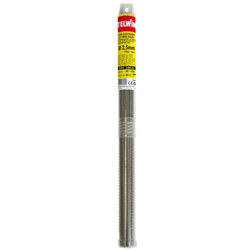 Elettrodi Basici Per Saldatura D. 2,5mm, L 300mm, Set Di 10 Pezzi T...