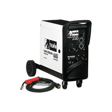 Telwin - Poste à souder inverter à fil MIG-MAG 4,8 kW 230 V 20-220 A - MAXIMA 230 SYNERGIC 230V