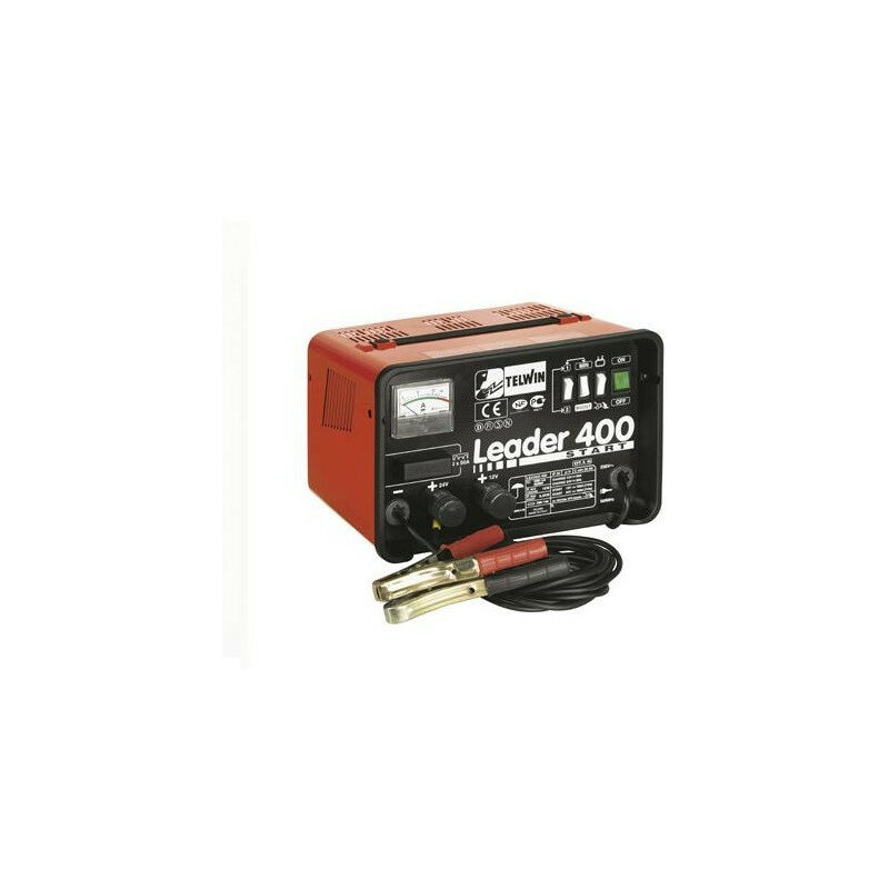 Promotion -Telwin - Chargeur et démarreur de batterie portable 12/24V 300A - Leader 400 Start
