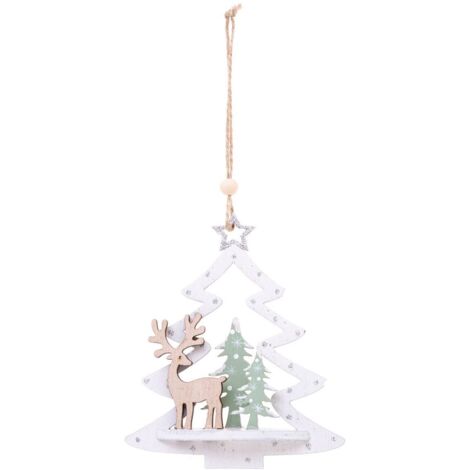 Tema árbol paisaje 3D madera - Feeric lights & christmas