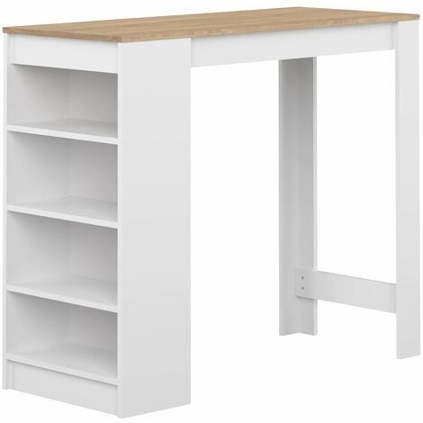 Temahome Corner Alfieri A4 Scrivania Angolare, Legno, Bianco