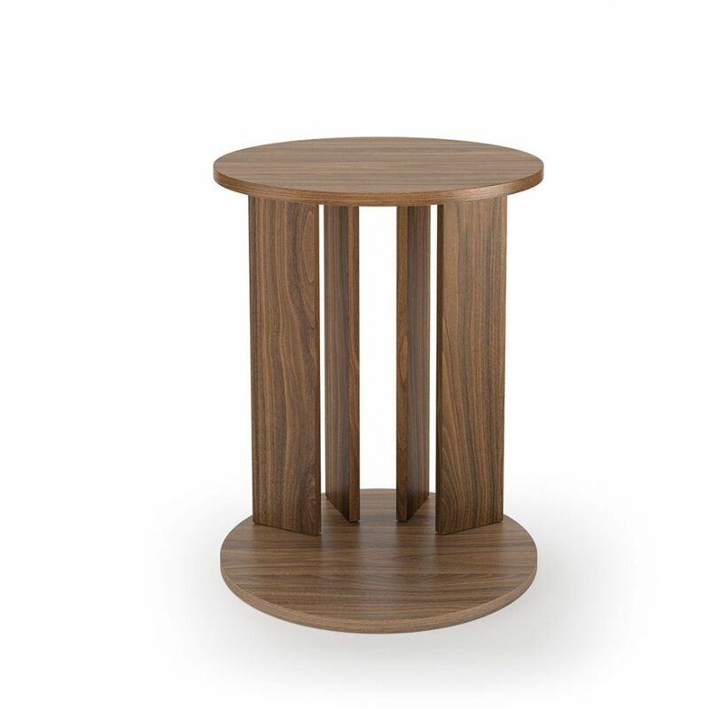 Table d'appoint NORA noyer - Noyer - Temahome