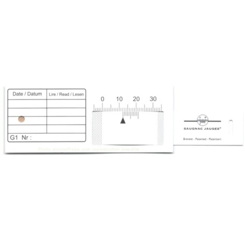 Jauge Saugnac Extérieur G1 (paquet de 5 témoins)