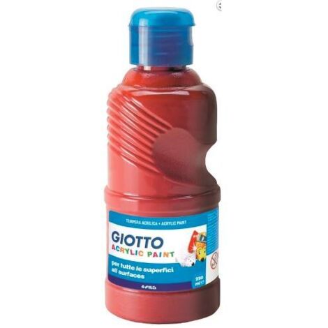Tempera Acrilica Giotto 250 Ml. Rosso 08 X1