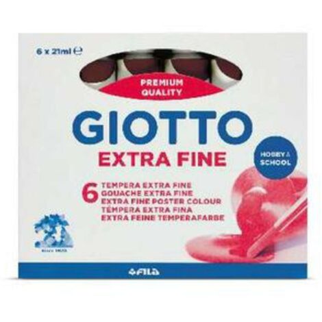 Tempera Giotto Tubo 7 Marrone 23 X6