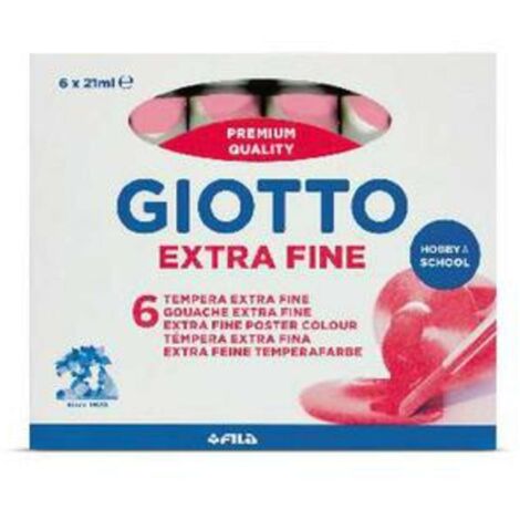 Tempera Giotto Tubo 7 Rosa 06 X6