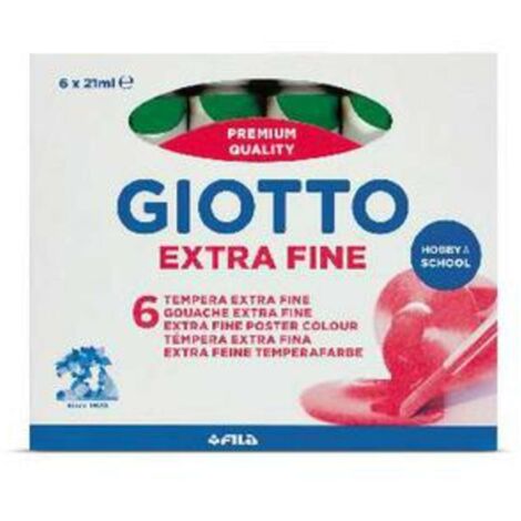 Tempera Giotto Tubo 7 Verde 12 X6