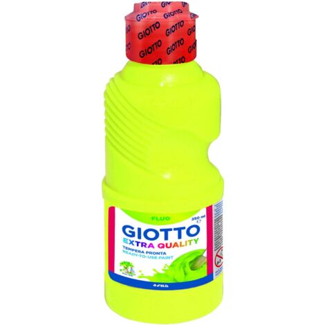 TEMPERA LIQUIDA AMARILLO FLUOR 250ML GIOTTO