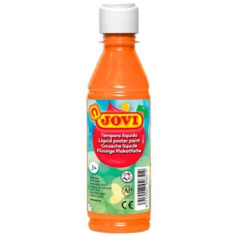 TEMPERA LÍQUIDA JOVI ESCOLAR 250 ML - NARANJA