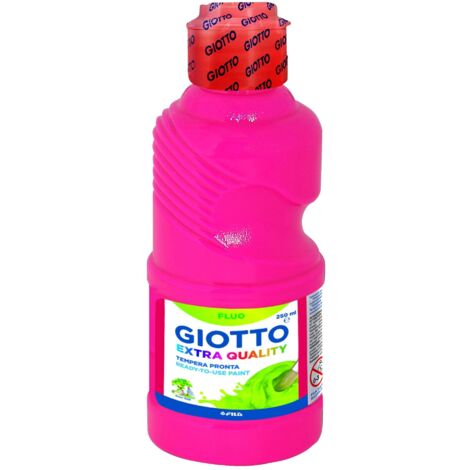 TEMPERA LIQUIDA ROSA FLUOR 250ML GIOTTO