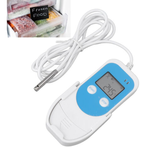 【Temperatur-/Feuchtigkeitsdatenlogger】Hochpräzises USB-Modell, PDF/CSV-Bericht, IP65, -40 °C bis 85 °C, wiederverwendbar für Kühlketten und Kühlschränke