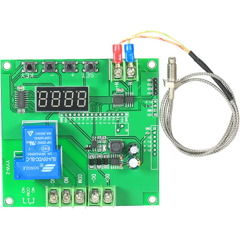 

Temperatura Mini LED modulo controlador 0 ~ 1000 ℃ Temperatura Junta interruptor de control con los de tipo K de la sonda Sensor