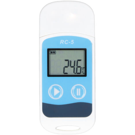Temperaturdatenlogger, wasserdicht gemäß IP67, USB-Schnittstelle. Wiederverwendbarer USB-Temperaturdatenlogger für die Kühlkette.