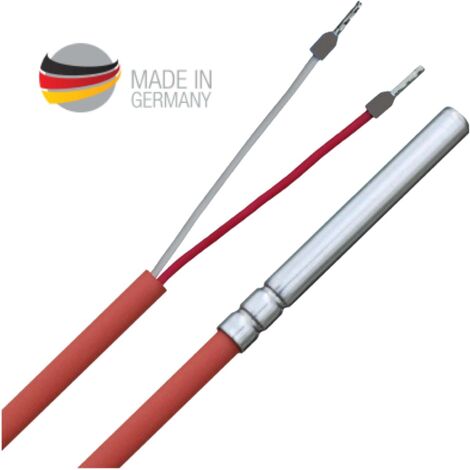 Temperaturfühler mit Silikon-Leitung bis 250°C, feuchtedicht