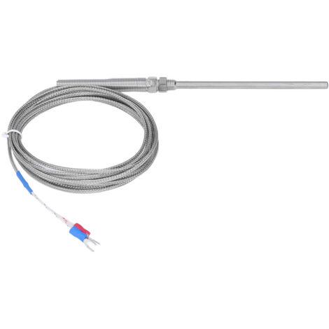 Temperaturfühler Typ K für Messungen - 100 mm, Messbereich 0-400°C