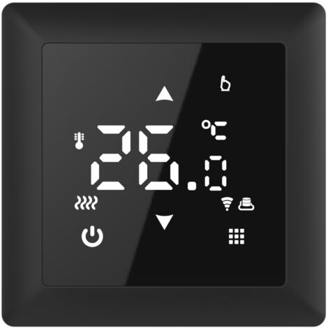 Temperaturregler TS100 WiFi Touch in Schwarz