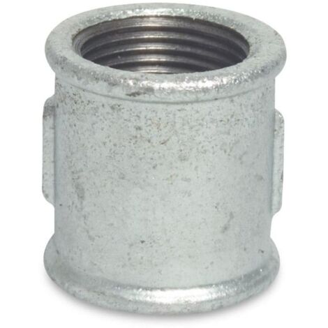 Temperguss Muffe 2 Zoll, Gewindemuffe, Tempergussfitting