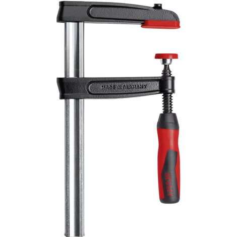 Temperguss-Schraubzwinge mit 2-Komponenten-Griff Bessey TPN40BE-2K Spann-Weite (max.):400 mm Auslad