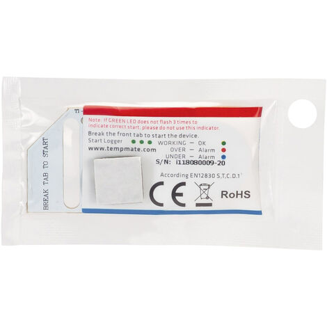 tempmate  Temperatur-Indikator -20 bis +50 °C