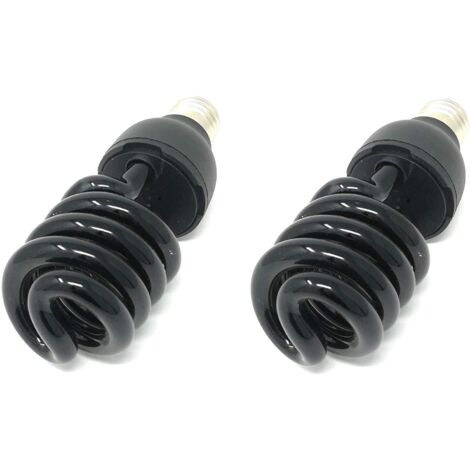 TEMPO DI SALDI 2 X Lampadina A Spirale Uv Luce Nera Da 28W Per Discoteca Feste Effetto Fluo