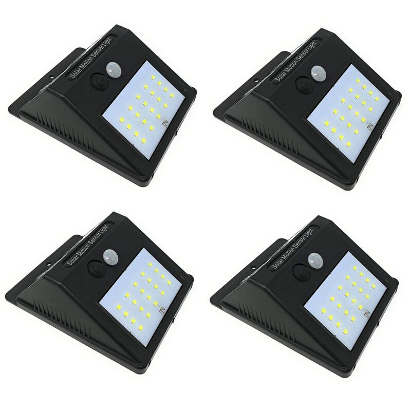 TEMPO DI SALDI 4 X Faro 20 Led con Pannello Solare...