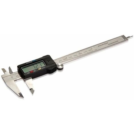 TEMPO DI SALDI Calibro Digitale a Corsoio In Acciaio 150mm Con Display Cd e Custodia Rigida