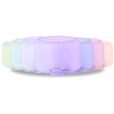 TEMPO DI SALDI Diffusore Aromi Da 500 ML Con Illuminazione Led 7 Colori E Timer Umidificatore