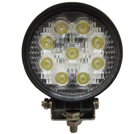 TEMPO DI SALDI Faro 27W Rotondo Faretto Led Da Lavoro 9 Led Da 3W Di Profondità Auto Barca