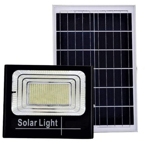 TEMPO DI SALDI Faro A Led Da 100W SMD Luce Bianca Con Pannello Solare, Sensore E Telecomando