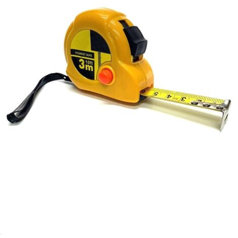 TEMPO DI SALDI Flessometro Robusto Professionale Da 3 Metri Con Clip In Metallo Autobloccante