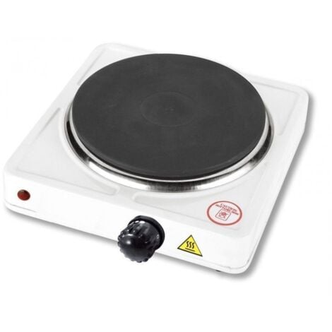 TEMPO DI SALDI Fornello Elettrico Regolabile 500W da Viaggio Campeggio Piastra in Ghisa 108 Mm