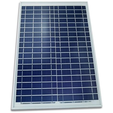 TEMPO DI SALDI Pannello Solare Fotovoltaico Monocristallino Da 20W 21V Con Pinze A Morsa