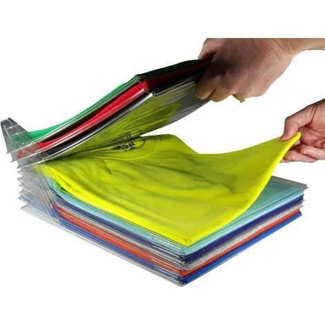TEMPO DI SALDI Sistema Salvaspazio Pieghevole Per Armadio Cassetti T-Shirt Camicie 20 Pezzi