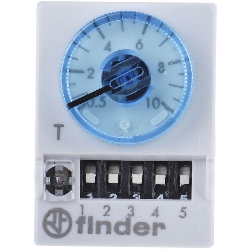 Relais temporisé Finder 85 Series, 12V c.a. / v c.c., Enfichable, 4 contacts ( Prix pour 1 )
