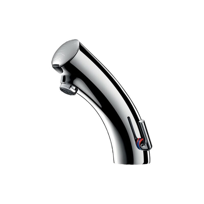 Delabie - Mitigeur lavabo Tempomatic Mix 3 F3/8 à pile 6 v + robinet arrêt