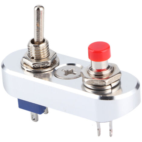 Temporärer 3-poliger 2-Positionen-Drucktaster mit automatischer Rückstellung, 220 V, 3 A