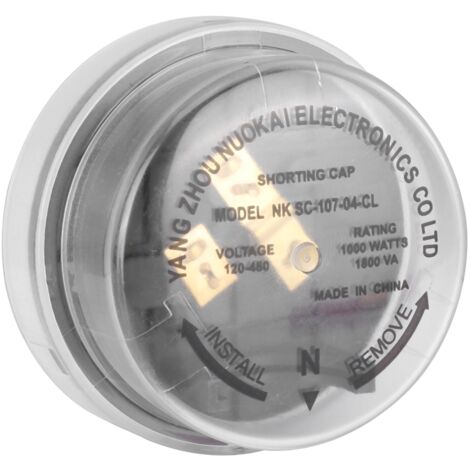 Temporärer Kurzschlusskondensator 1000W 1800VA 120-480V mit Twistlock-Buchse und Fotowiderstand