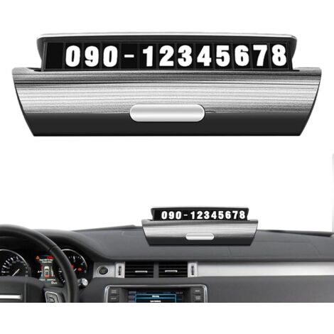 Temporäres Parkschild - Nummernschild für Kraftfahrzeuge