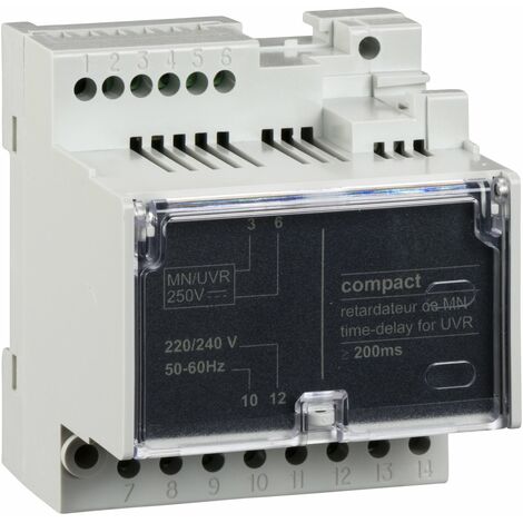 TEMPORISATEUR MN 220-240V CA 50/60HZ  ACCESSOIRE DISJONCTEUR NS80-NSX630 - LV429427