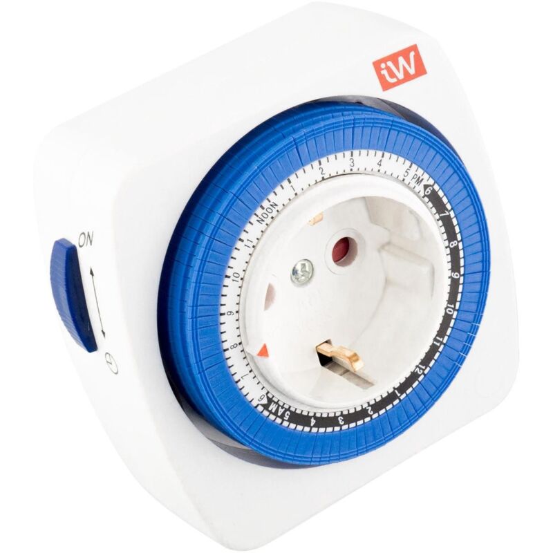 

Temporizador Analógico Compacto con Enchufe Tipo F Schuko