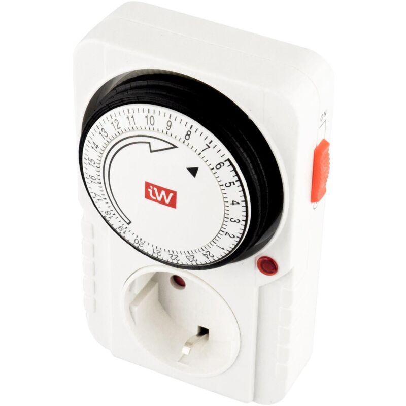 

Temporizador Analógico con Enchufe Tipo F Schuko