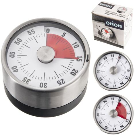 Temporizador analogico con iman para cocina y reposteria