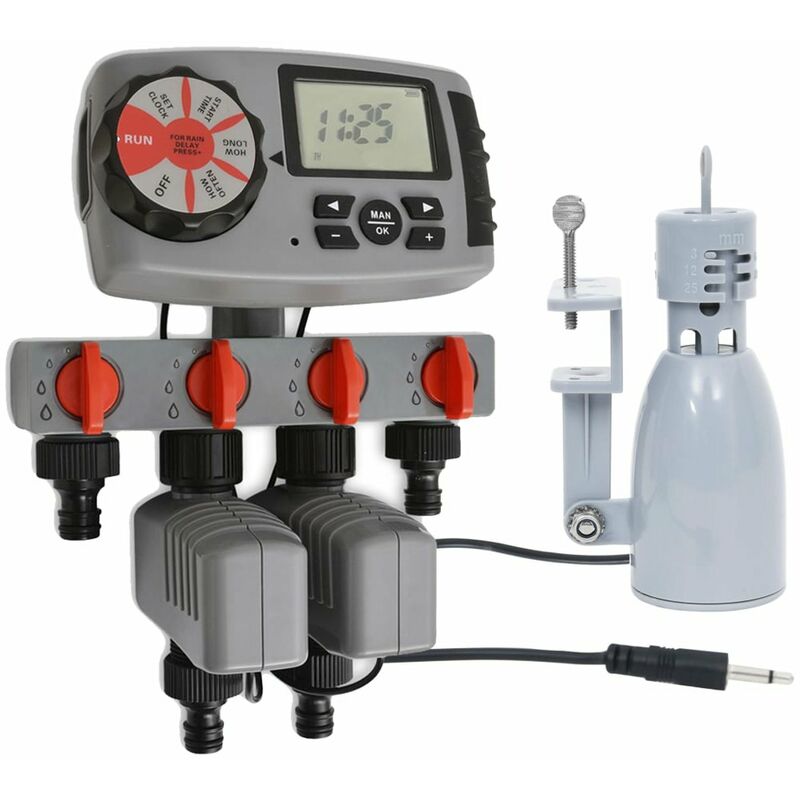 

Temporizador automatico con 4 estaciones sensor de humedad 3 V