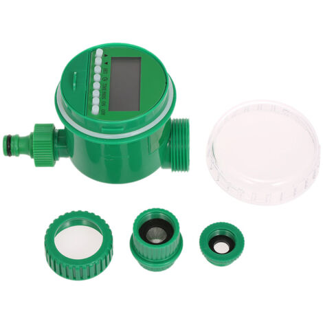 Temporizador automático de riego para jardín con rosca de 3/4 de pulgada, riego programable, económico y fácil de instalar.